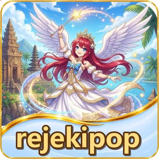 Kartu katalog rejekipop menampilkan penjelasan singkat, versi/ukuran acuan paket inti, dan skor